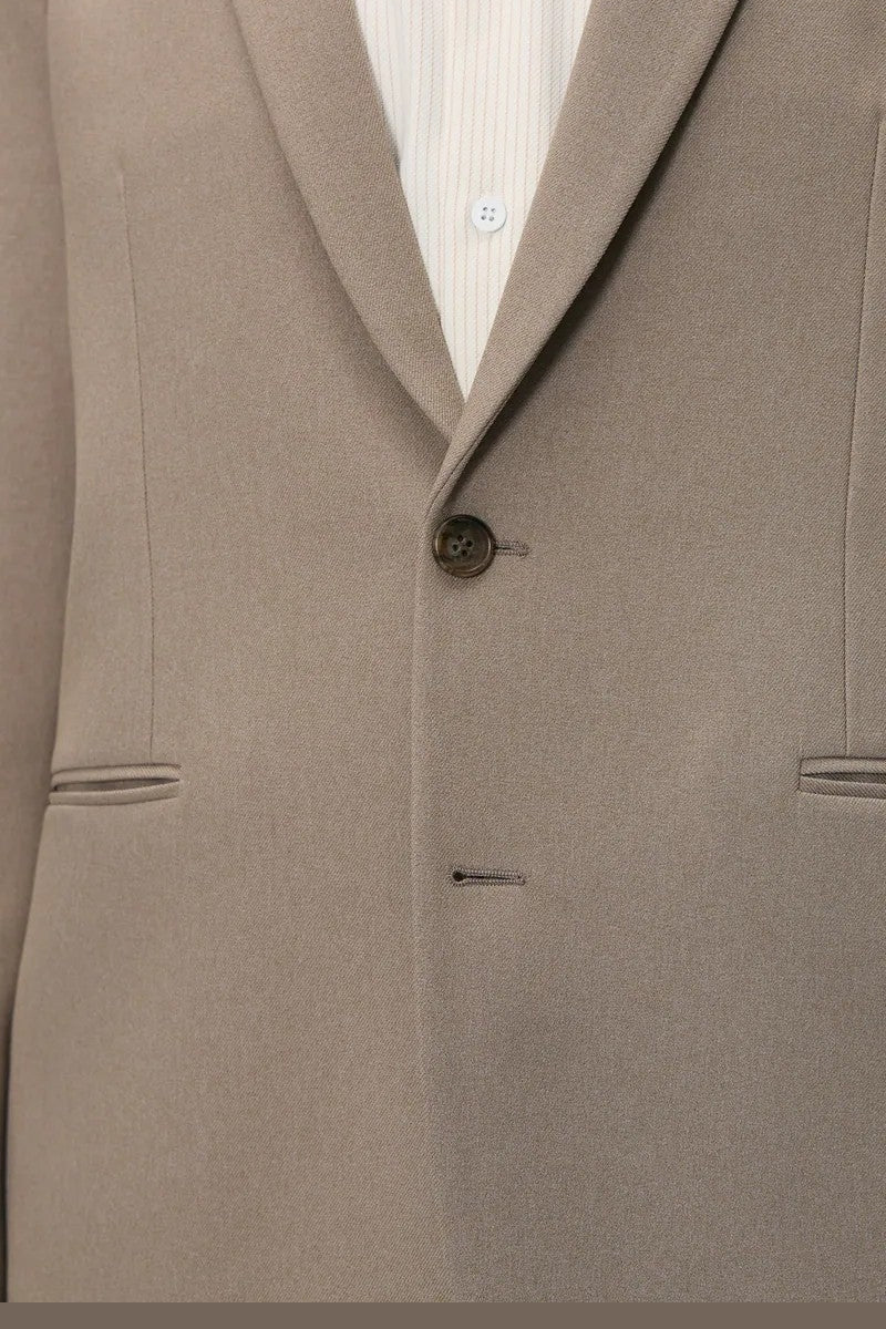 Direct From Brand,FYNE, FYNE Tan Wrinkle Resistant Blazer, Tan, Medium-42-TagM