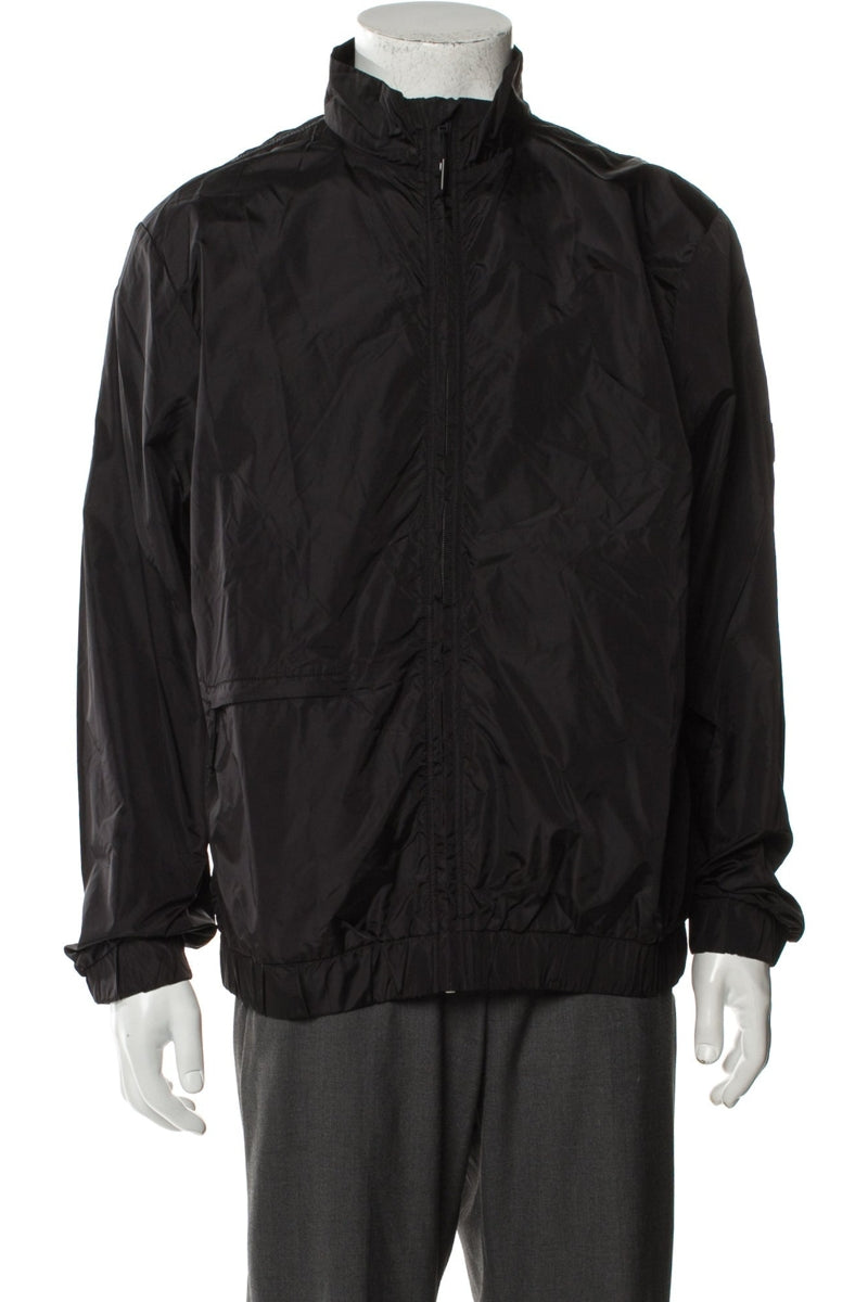 RealReal,Rains, Rains Black Windbreaker, Black, Large-46-TagM