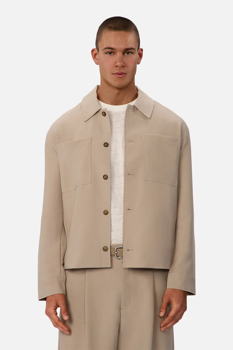 Wholesale,INDUSTRIE AUSTRALIA, INDUSTRIE AUSTRALIA Stone Jacket, Tan, Medium-44-TagMLarge-46-TagLSmall-42-TagSExtra Large-48-TagXLExtra Extra Large-50-TagXXL