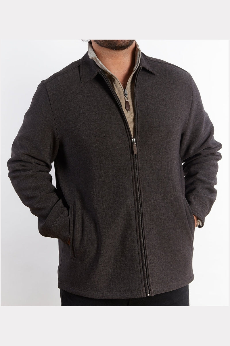 Wholesale,Nicoby Age of Wisdom, Nicoby Age of Wisdom Brown Blouson Insulated Knit Full Zip Jacket, Brown, Extra Extra Large-54-TagXXL