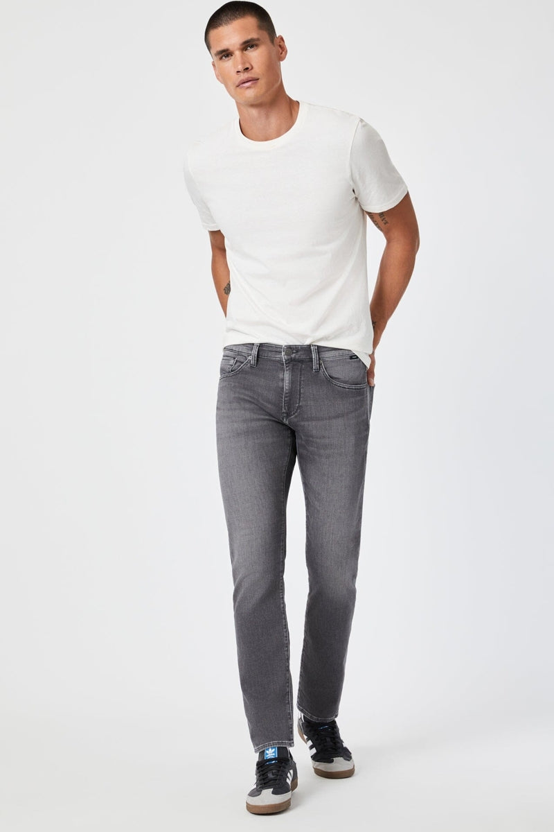 Wholesale,Mavi, Mavi Charcoal Smoke Brushed Slim Leg Athletic Jeans, Grey, 38W-32L-Tag38