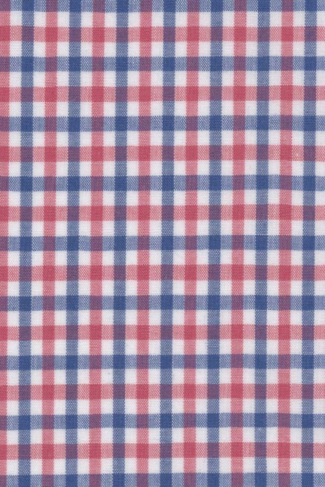 Wholesale,Scott Barber, Scott Barber Berry Tattersall Pattern Poplin Shirt, Red, Extra Large-52-TagXL