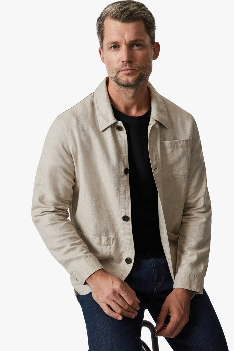 Wholesale,34 Heritage, 34 Heritage Beige Herringbone Overshirt, Tan, Extra Extra Large-56-TagXXL