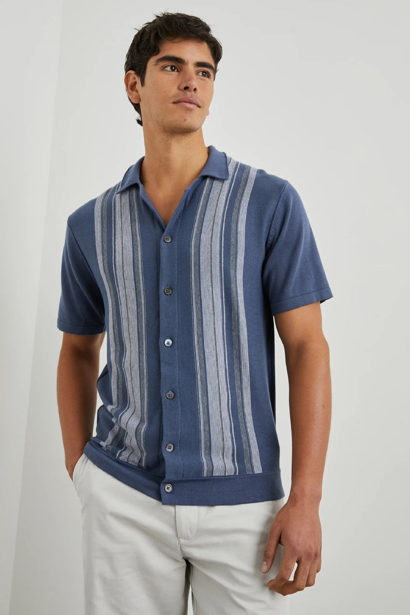 Wholesale,Rails, Rails Blue Multi Striped Yarn-dyed Shirt, Blue, Small-40-TagSMedium-43-TagMLarge-46-TagLExtra Large-49-TagXL