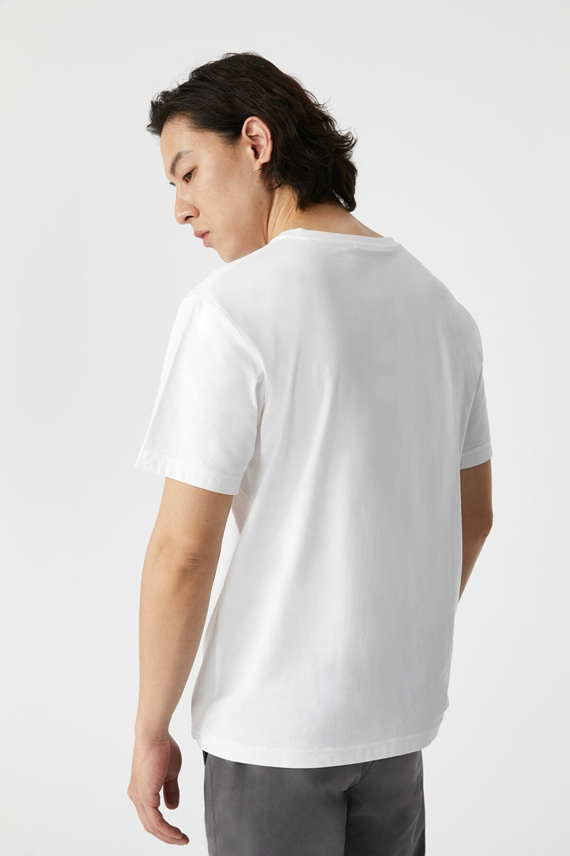 Direct From Brand,FYNE, FYNE White Antibacterial Short Sleeve T-shirt, White, Medium-42-TagL