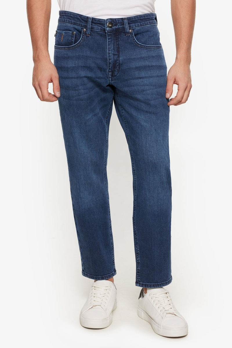 Wholesale,Signal Clothing, Signal Clothing Blue Soft Wash Slim Straight Jeans, Blue, 30W-32L-Tag30