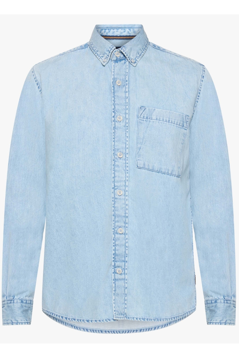 Wholesale,Signal Clothing, Signal Clothing Light Blue Denim Shacket, Blue, Large-48-TagL