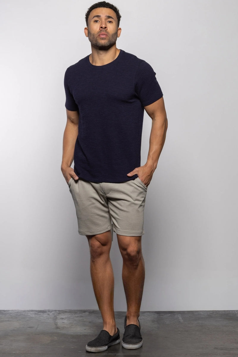 Wholesale,Mason Cruz, Mason Cruz Navy Textured Knit Tee, Blue, Extra Large-46-TagXL