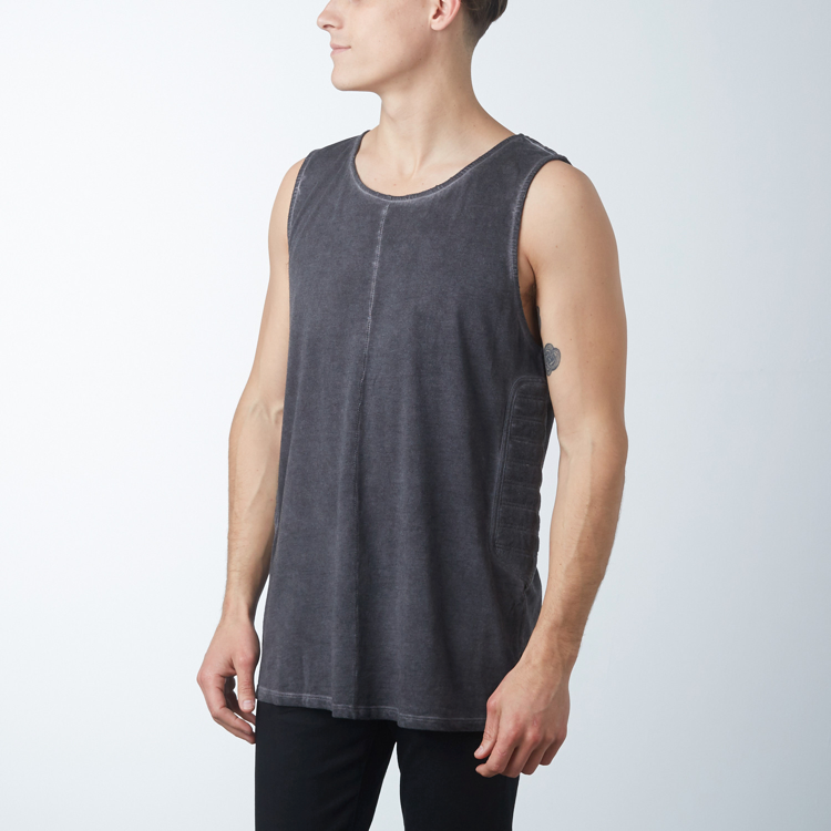 Wholesale,Reese De Luca, Reese De Luca Black Jersey Tank Top, Black, Medium-42-TagL