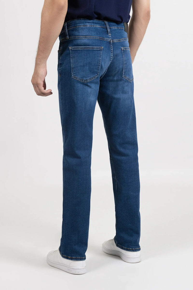 Wholesale,Brisk, Brisk Blue Straight Fit Super Stretch Jeans, Blue, 32W-33L-Tag32