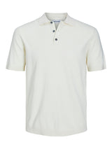 Jack & Jones White Short Sleeve Polo