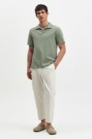Wholesale,Wax London, Wax London Dark Green Textured Organic Cotton Polo, Green, Medium-43-TagMLarge-45-TagLExtra Large-47-TagXL