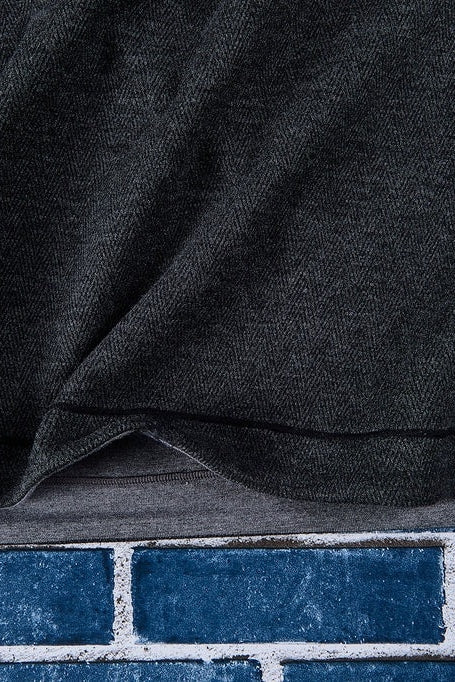 Wholesale,Nicoby Age of Wisdom, Nicoby Age of Wisdom Black Herringbone Qtr Zip Pullover, Black, Medium-43-TagM