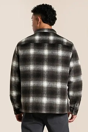 Wholesale,Flag & Anthem, Flag & Anthem Grey/White Plaid Jacket, Grey, Large-50-TagL