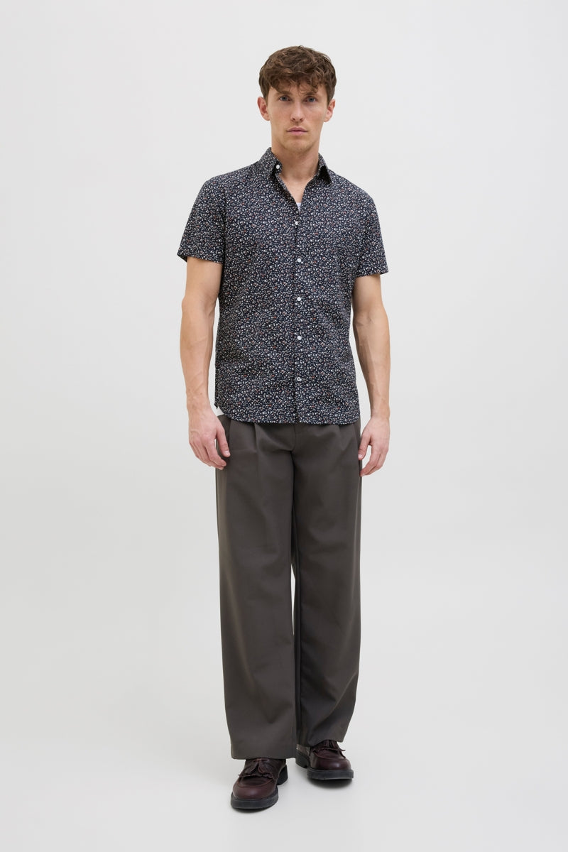 Wholesale,Jack & Jones, Jack & Jones Blue/Night Sky Abstract Floral Print Shirt, Blue, Large-45-TagL