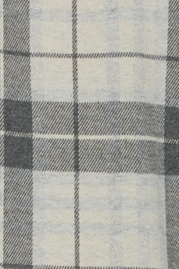 Wholesale,Flag & Anthem, Flag & Anthem Charcoal Plaid Flannel Hooded Shacket, Grey, Extra Large-52-TagXLExtra Extra Large-56-TagXXL