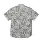 Surfside Supply Sage Green Tropical Leaf Print Short Sleeve Button Up Shirt