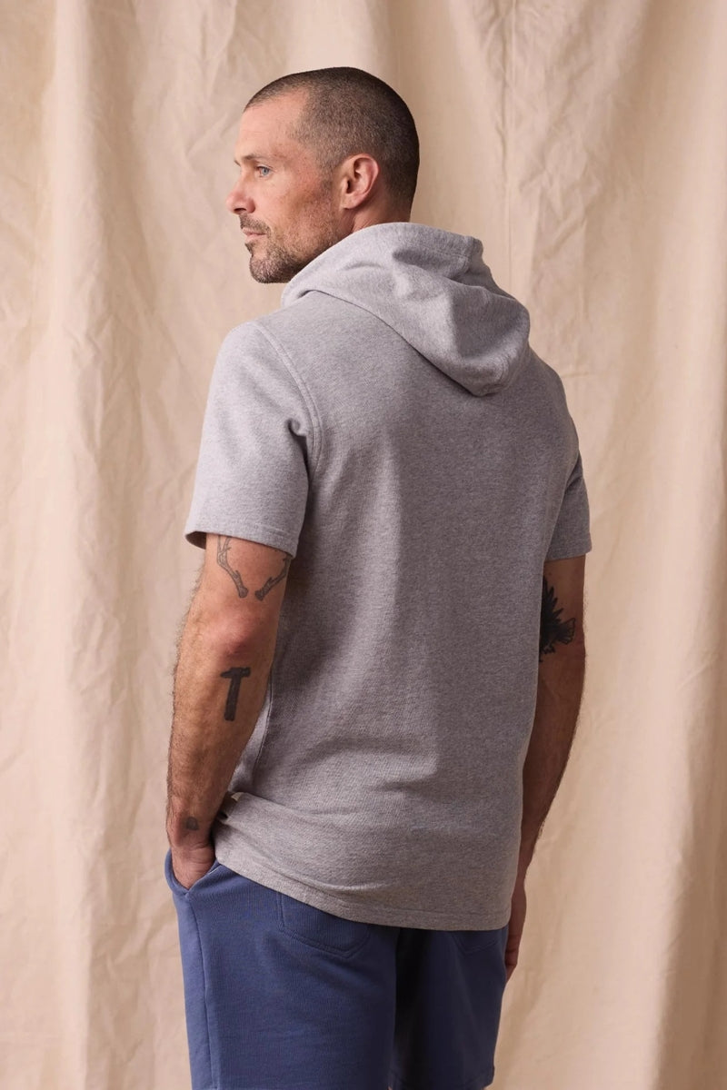 Wholesale,The Normal Brand, The Normal Brand Heather Grey Terry Athletic Hoodie, Grey, Large-44-TagL