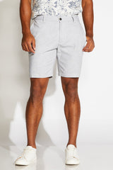 Civil Society Grey Linen Blend 8" Shorts