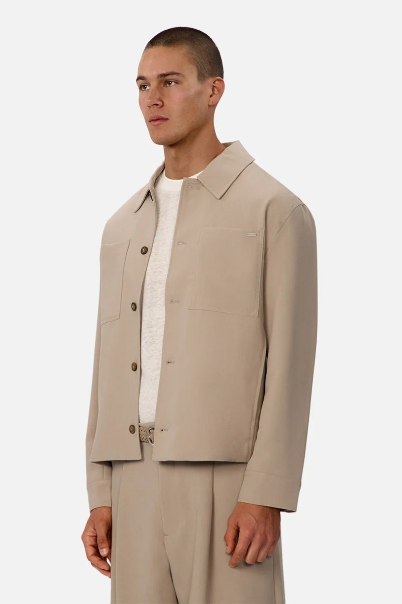 Wholesale,INDUSTRIE AUSTRALIA, INDUSTRIE AUSTRALIA Stone Jacket, Tan, Medium-44-TagMLarge-46-TagLSmall-42-TagSExtra Large-48-TagXLExtra Extra Large-50-TagXXL