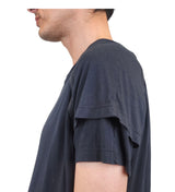 Reese De Luca Black Double Sleeve T-Shirt