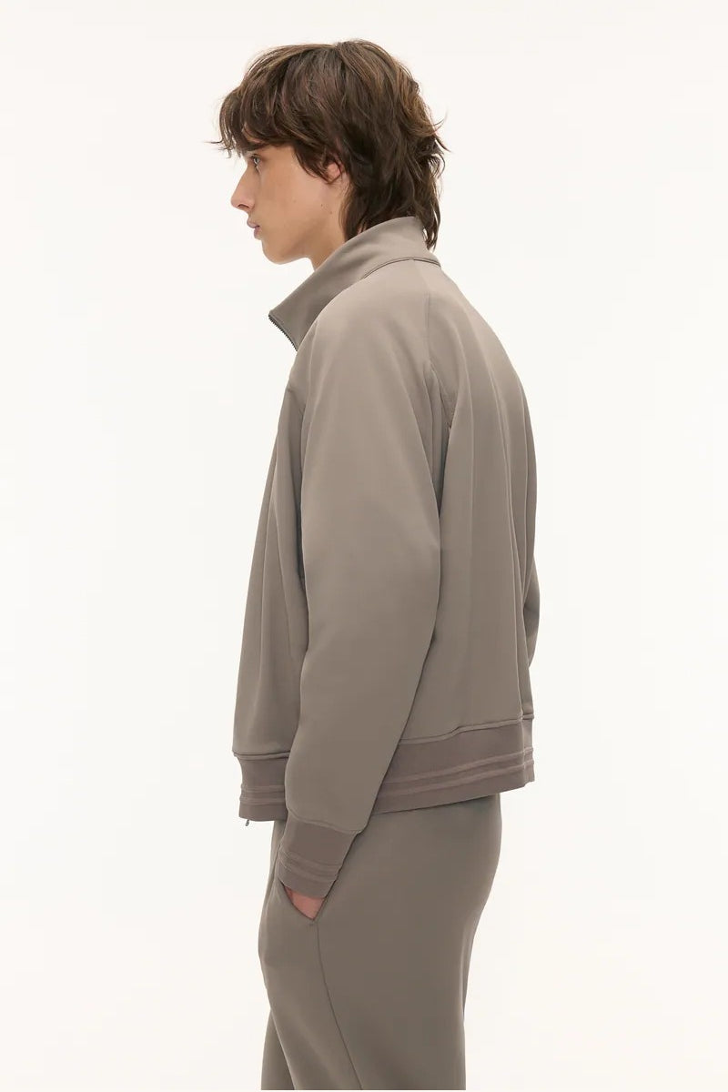 Direct From Brand,FYNE, FYNE Tan Performance Stand Collar Jacket, Tan, Large-54-TagL