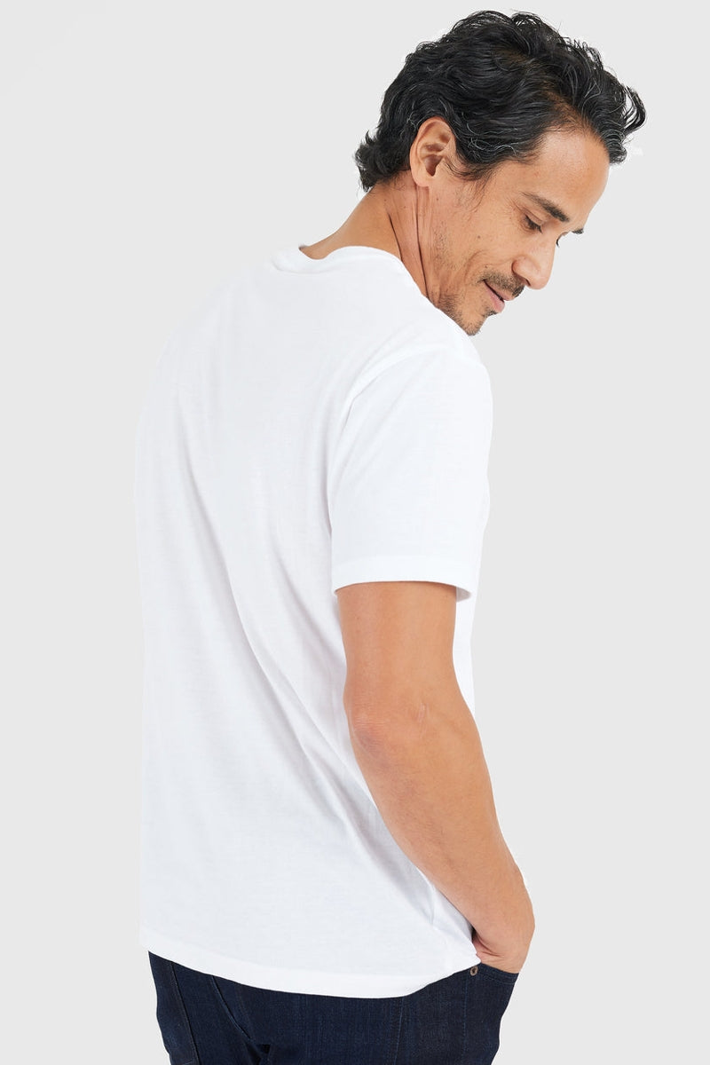 Faire,True Classic, True Classic White Short Sleeve Tee, White, Large-42-TagL