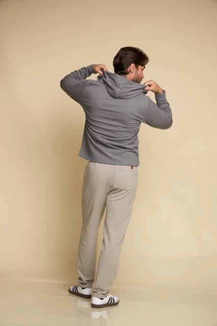 Wholesale,Fundamental Coast, Fundamental Coast Grey Soft Henley Hoodie, Grey, Small-40-TagSMedium-44-TagMLarge-47-TagLExtra Extra Large-53-TagXXLExtra Large-50-TagXL