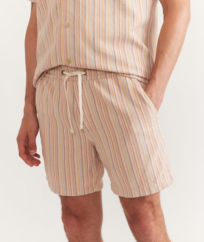 Wholesale,Marine Layer, Marine Layer Orange Multi Striped Beach 6