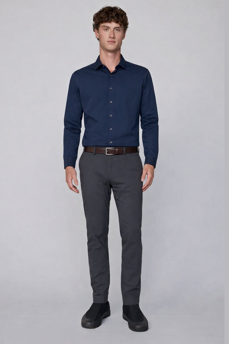 Wholesale,Projek Raw, Projek Raw Charcoal Carbon Slim Fit Dress Pants, Grey, 36W-31L-Tag36