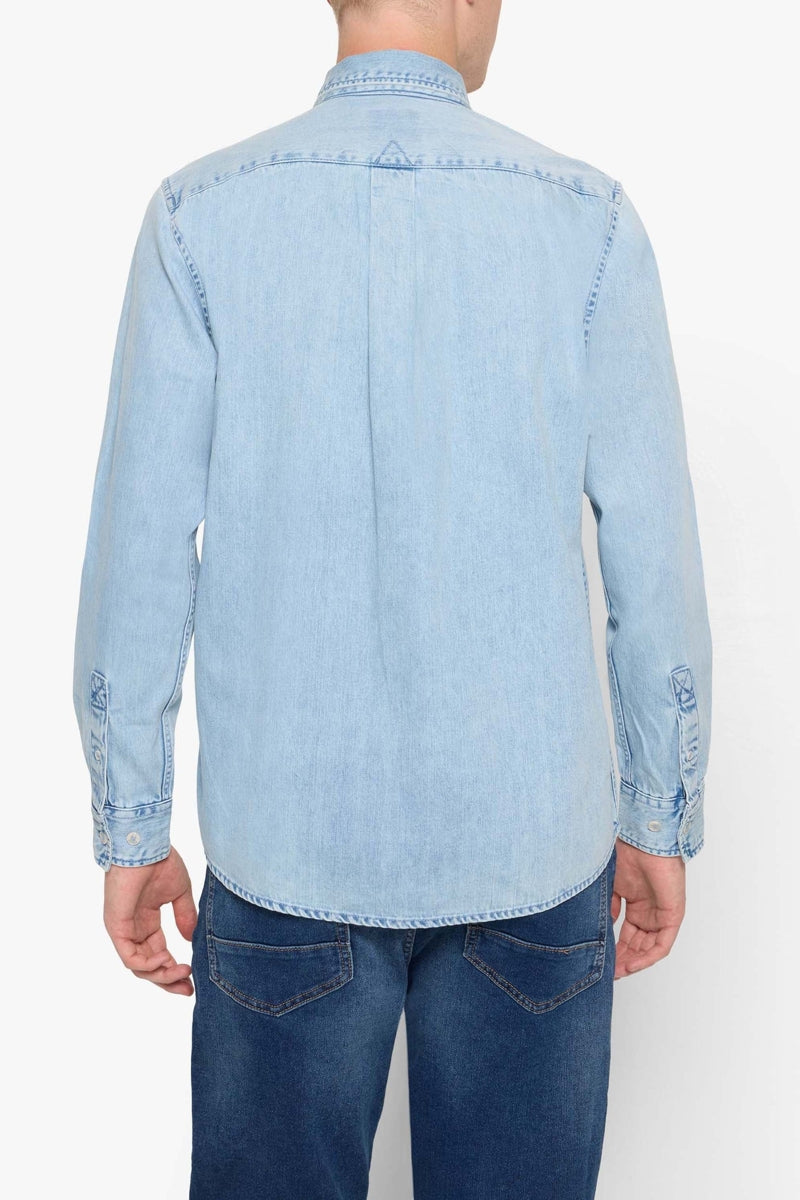 Wholesale,Signal Clothing, Signal Clothing Light Blue Denim Shacket, Blue, Large-48-TagL