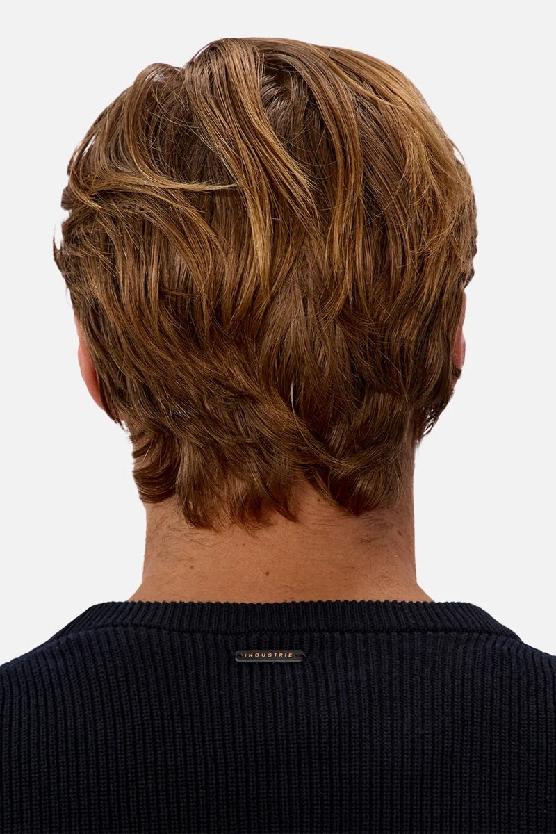 Wholesale,INDUSTRIE AUSTRALIA, INDUSTRIE AUSTRALIA Navy Crewneck Sweater, Blue, Medium-46-TagMLarge-48-TagL