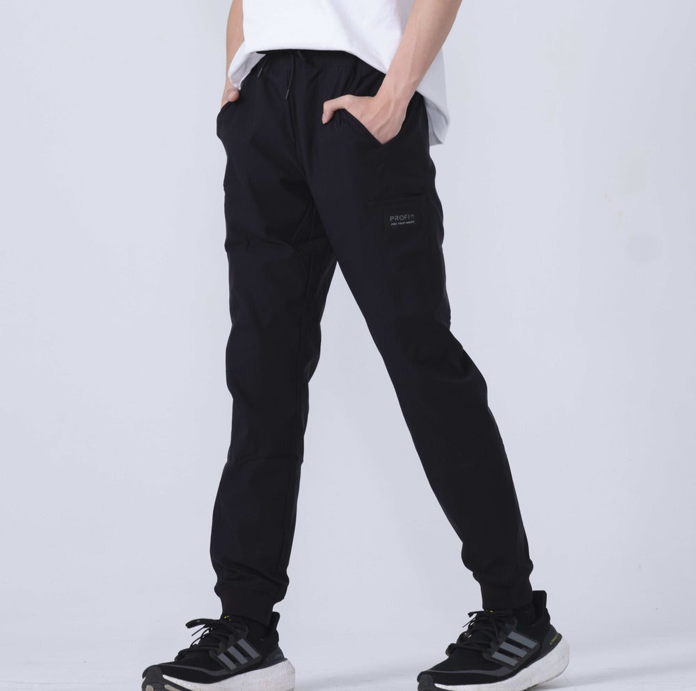 Direct From Brand,PROFI, PROFI Graphene Black Multi-Functional Sun protection and UV resistance Sporty Joggers, Black, 33W-28L-TagL