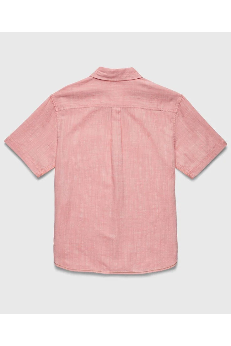 Wholesale,Surfside Supply, Surfside Supply Salmon 2 Tone Cotton Slub Weave Shirt, Pink, Extra Large-47-TagXL