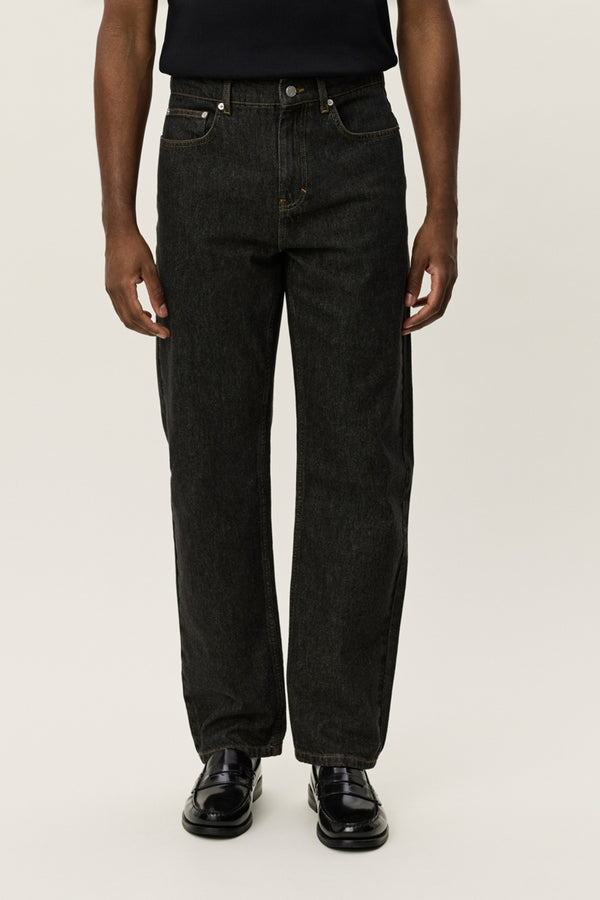 Les Deux Black 2-Tone Denim Jeans
