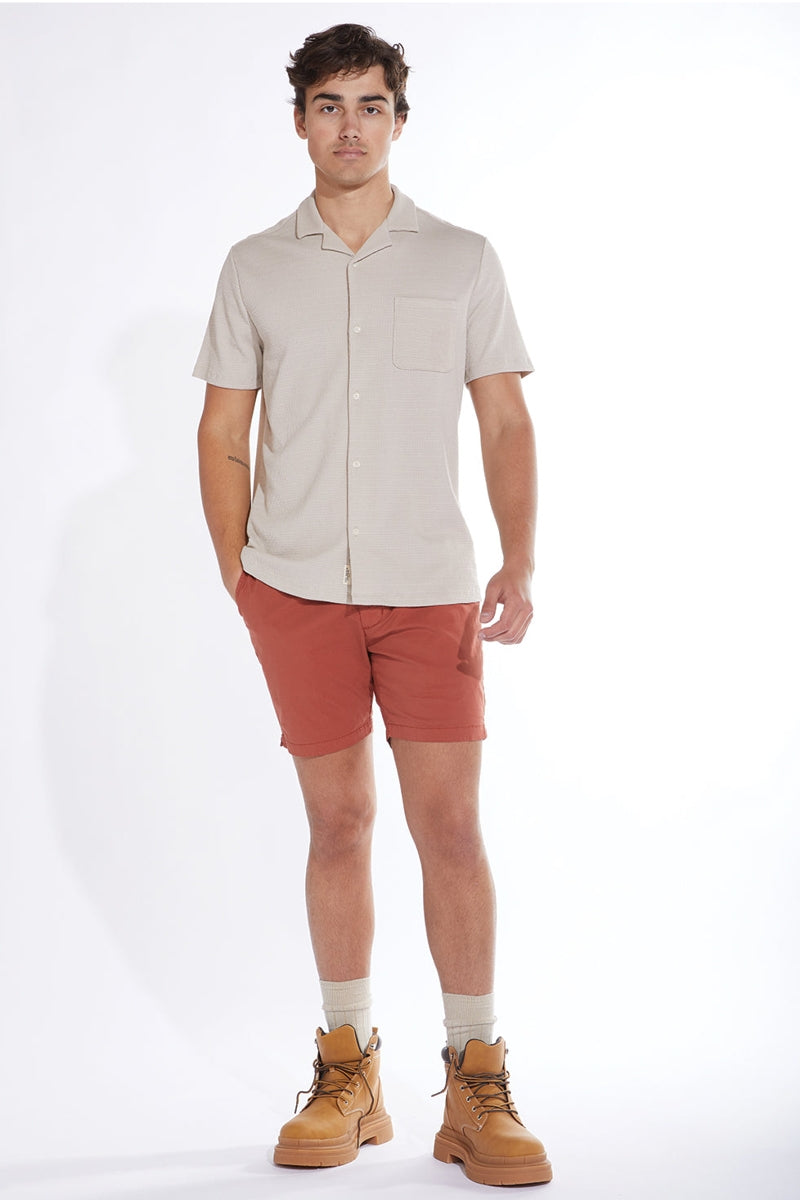 Wholesale,Civil Society, Civil Society Tan Striped Matelassé Knit Shirt, Tan, Medium-43-TagMLarge-45-TagLExtra Large-47-TagXL