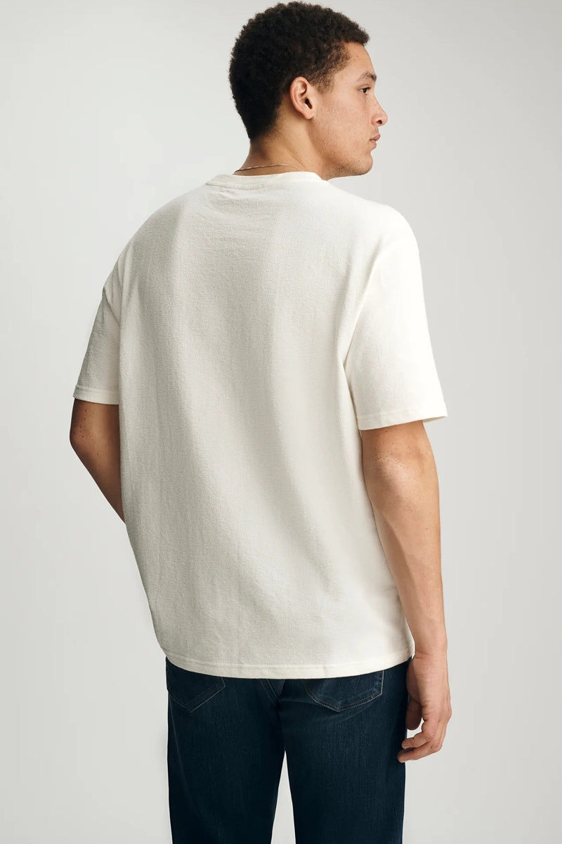Wholesale,Mavi, Mavi Antique White Textured T-Shirt, White, Large-46-TagL