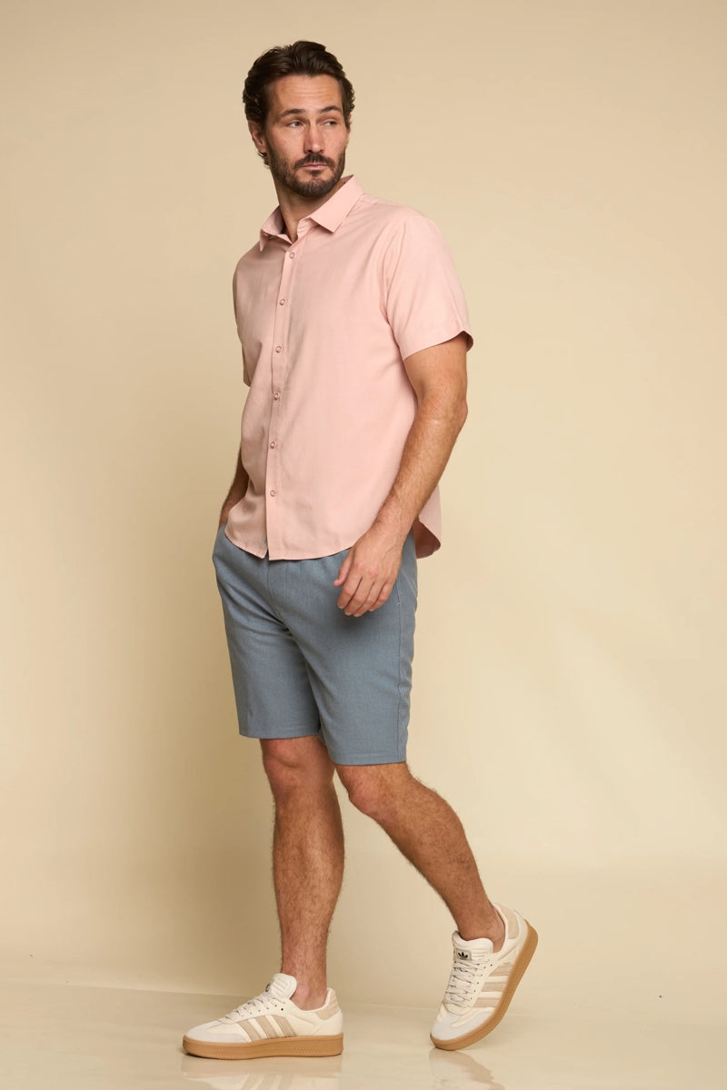Wholesale,Fundamental Coast, Fundamental Coast Rose Stretch Shirt, Pink, Medium-44-TagMLarge-47-TagLExtra Large-50-TagXL