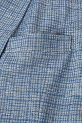 Nicoby Age of Wisdom Sky Plaid Knit Stretch Blazer