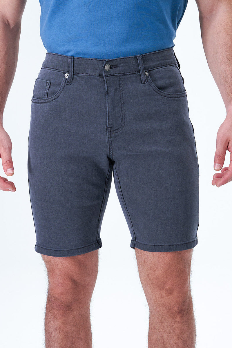 Eubi Stone Grey Air-Flex Jean 9" Shorts