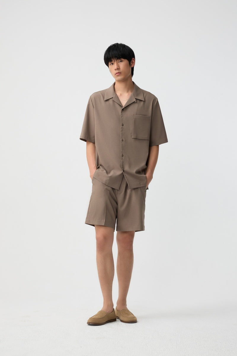Direct From Brand,FYNE, FYNE Oak Brown Moisture-wicking Shirt, Brown, Medium-45-TagM