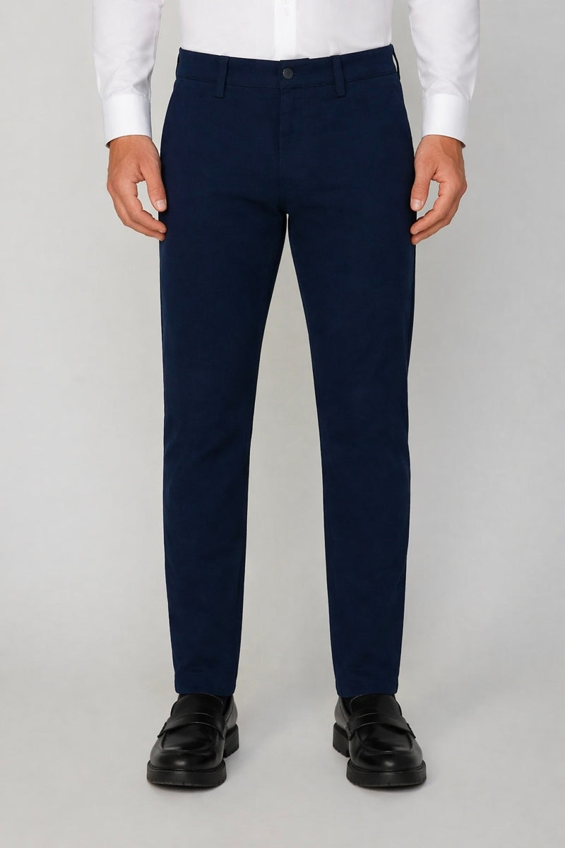 Wholesale,Projek Raw, Projek Raw Navy/Marine Classic Fit Stretch Chino, Blue, 30W-31L-Tag30