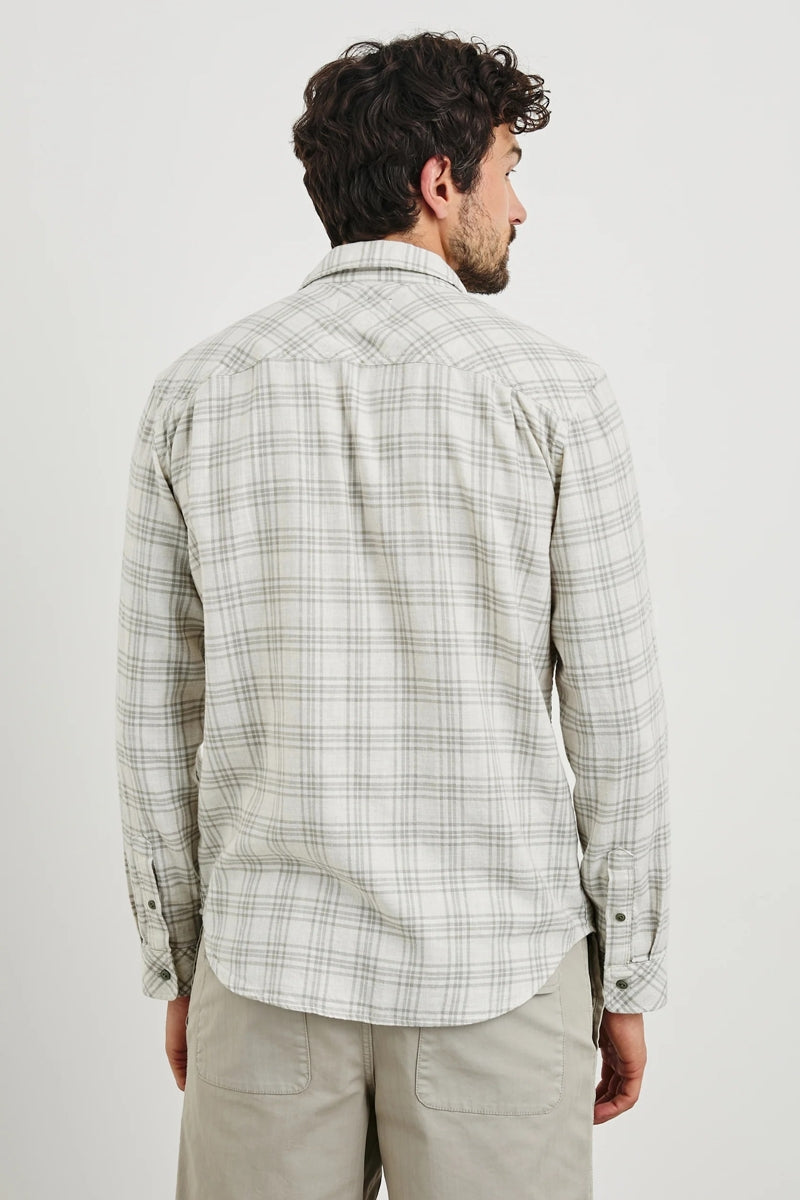 Wholesale,Rails, Rails Cream/Sage Ultra-soft Plaid Shirt, Cream, Medium-44-TagMLarge-46-TagLExtra Large-49-TagXLExtra Extra Large-52-TagXXL