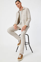 Mavi Cream Jake Slim Leg Jeans