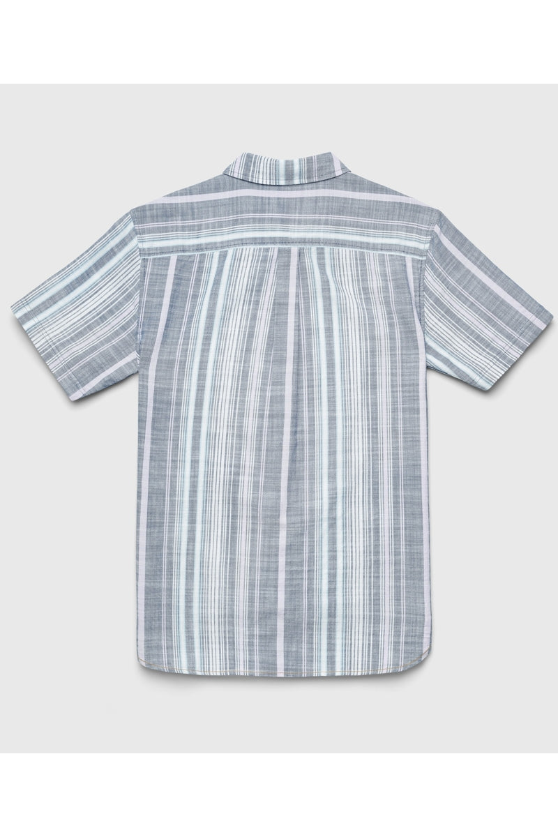 Wholesale,Surfside Supply, Surfside Supply Navy Combo Vertical Stripe Slub Shirt, Blue, Small-40-TagS