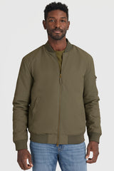 True Classic Army Green Bomber Jacket