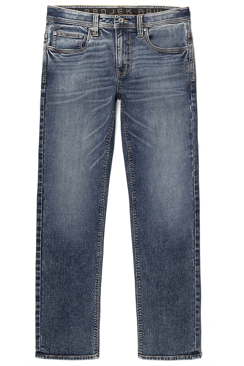 Wholesale,Projek Raw, Projek Raw Classic Indigo 5-Pocket Slim Straight Jeans, Blue, 36W-32L-Tag36