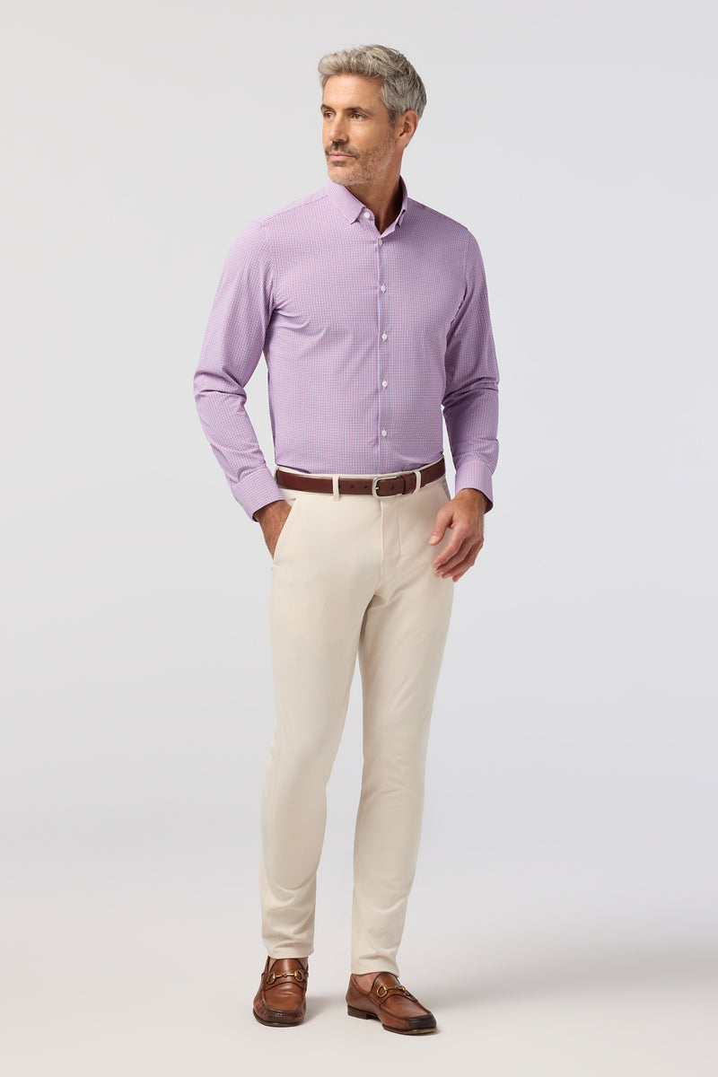 Wholesale,Mizzen + Main, Mizzen + Main Red/Blue Plaid Classic Dress Shirt, Red, Extra Extra Large-56-TagXXL
