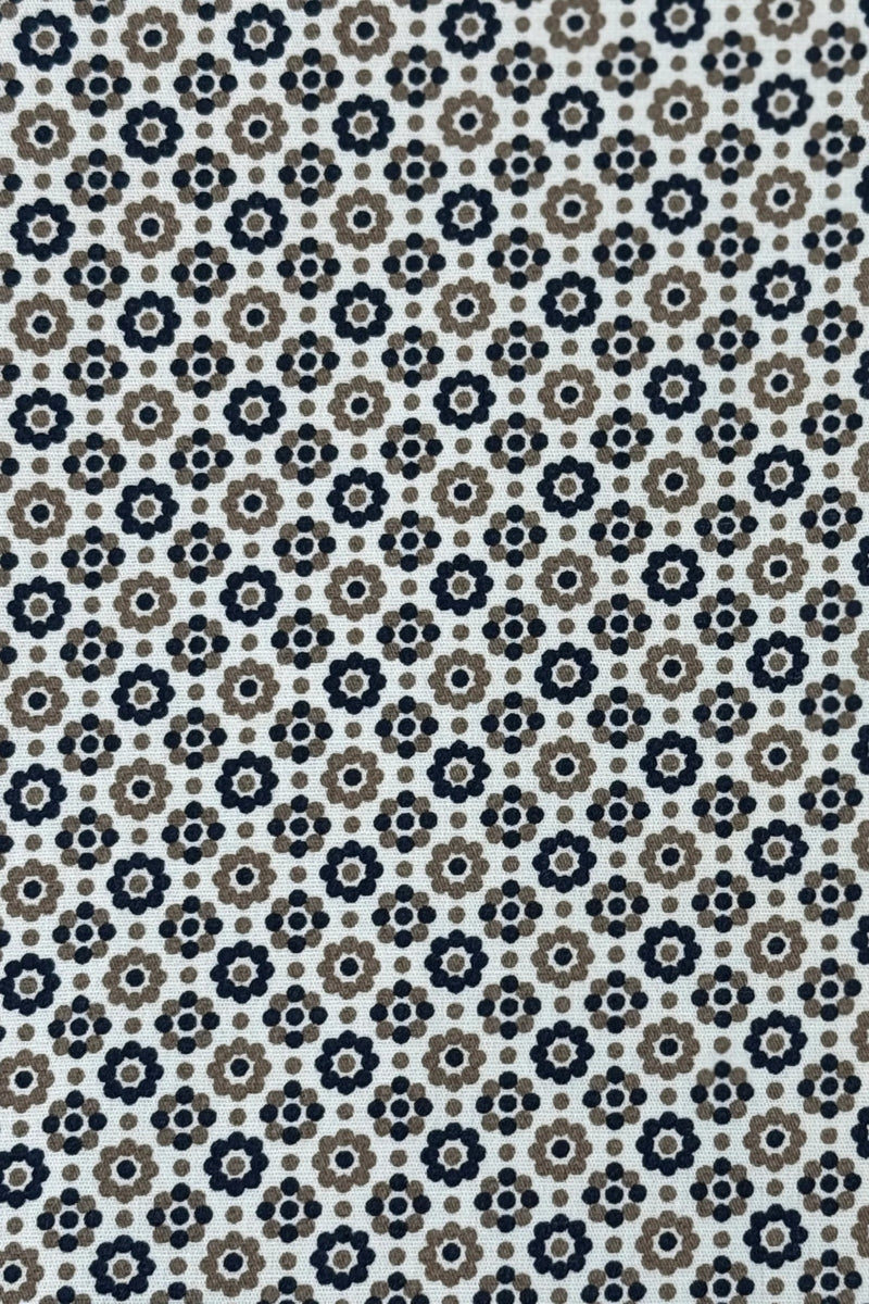 Wholesale,Paisley & Gray, Paisley & Gray Tan/Navy Floral Print Shirt, Tan, Large-44-TagL