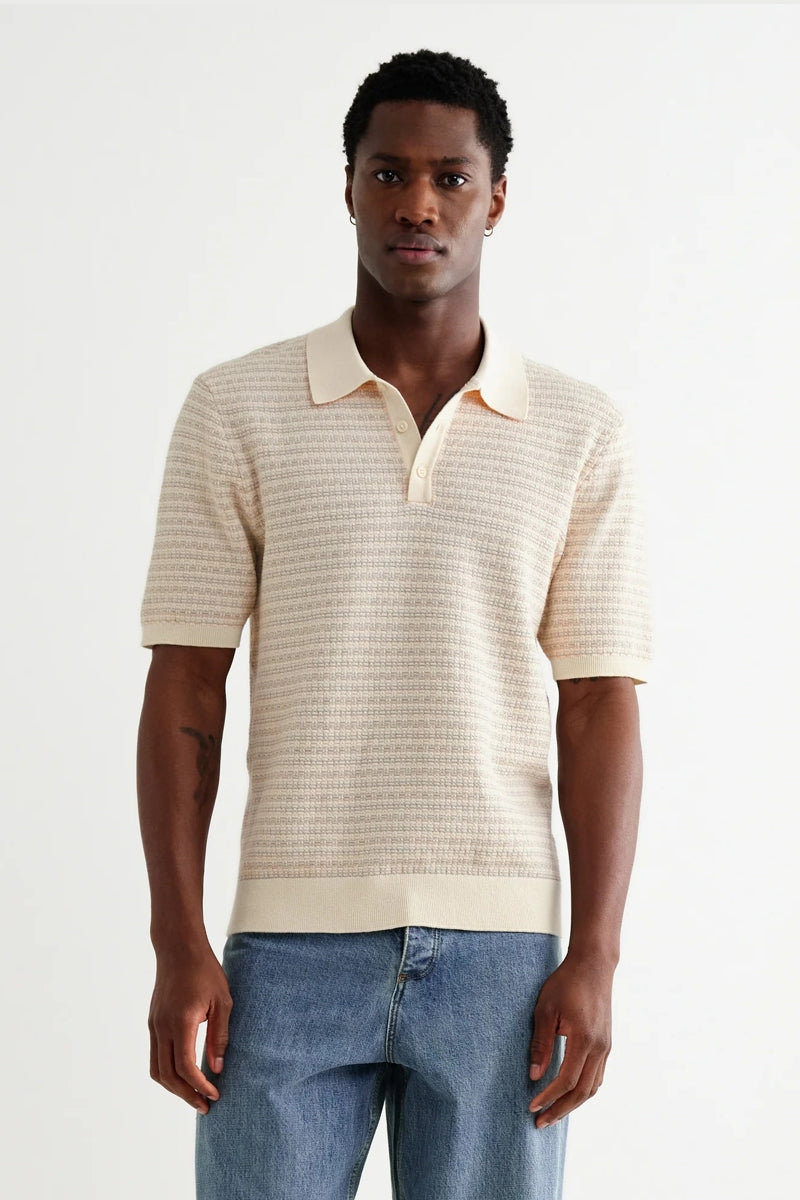 Wholesale,Wax London, Wax London Natural Mini Geometric Knitted Polo, Cream, Extra Extra Large-47-TagXXLExtra Large-45-TagXLLarge-43-TagLMedium-41-TagMSmall-39-TagS